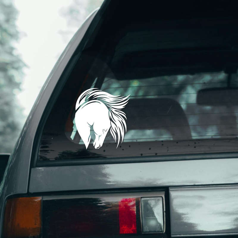 Majestic Horse Vinyl Decal 7 Majestic Horse Vinyl Decal - Image 5