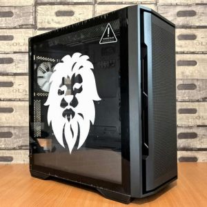 Alternative view of Majestic Lion Head Sticker