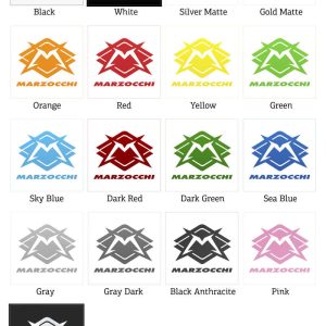 Alternative view of Marzocchi Logo Vinyl Sticker