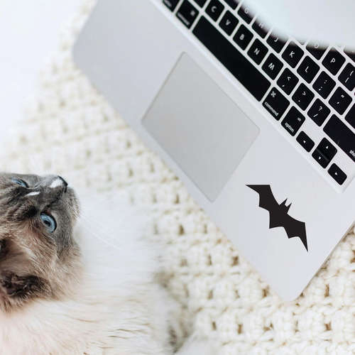 Minimalist Bat Silhouette Vinyl Sticker 9 Minimalist Bat Silhouette Vinyl Sticker - Image 7