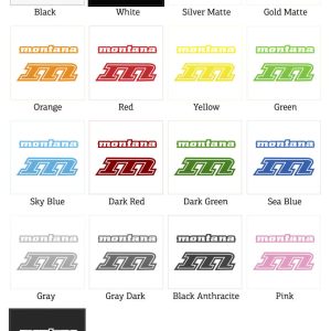 Alternative view of Montana Logo Decal Set