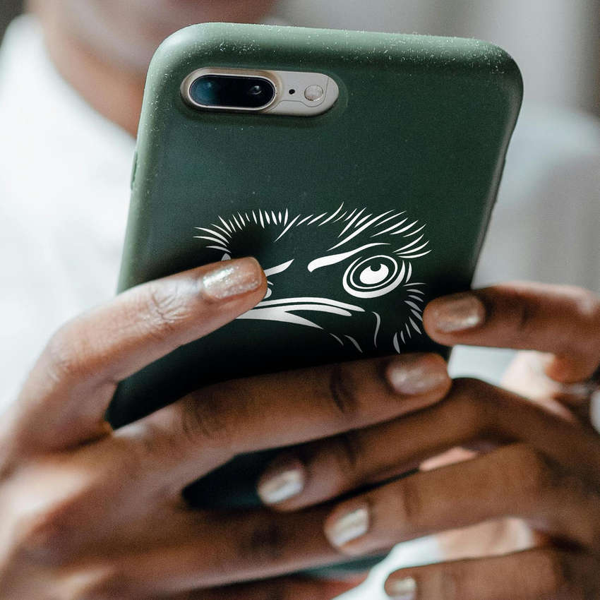 Ostrich Head Vinyl Sticker 7 Ostrich Head Vinyl Sticker - Image 5