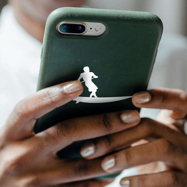 Paddleboarding Silhouette Sticker 9 Paddleboarding Silhouette Sticker - Image 7