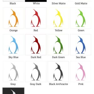 Alternative view of Penguin Silhouette Sticker