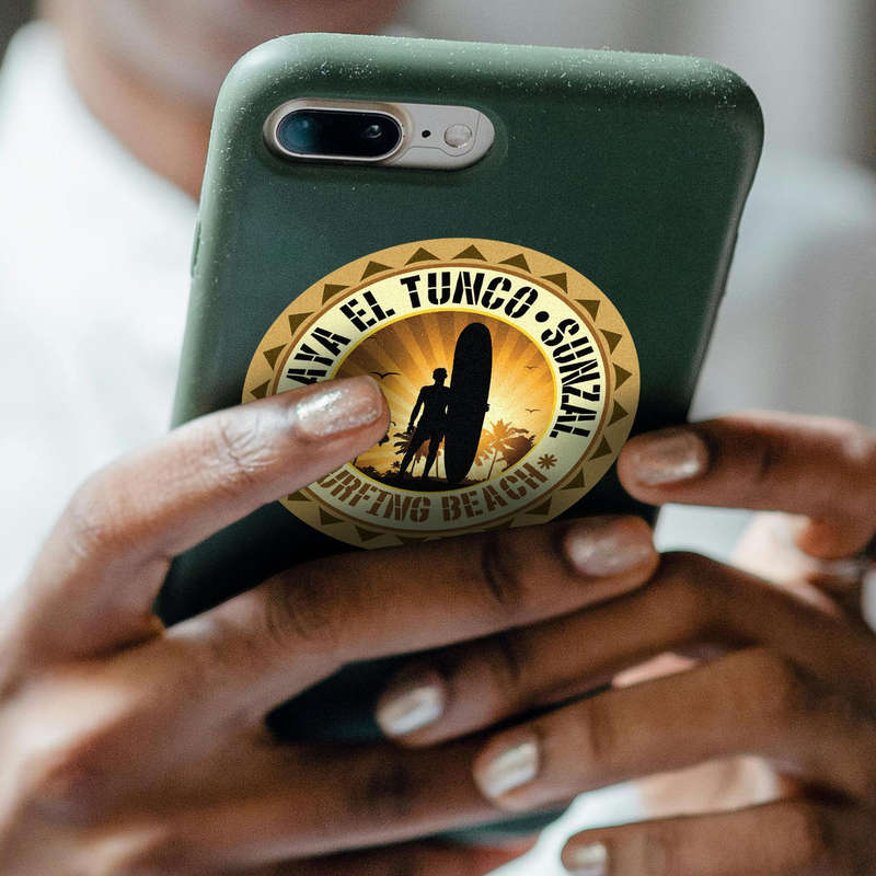 Playa El Tunco Sunzal Sticker 6 Playa El Tunco Sunzal Sticker - Image 4