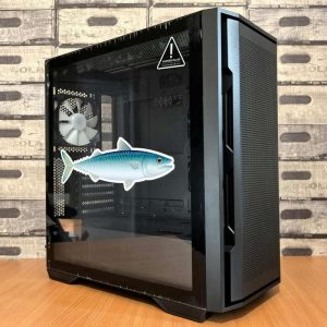 Alternative view of Realistic Mackerel Fish Sticker