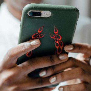 Alternative view of Red Flame Decal Set