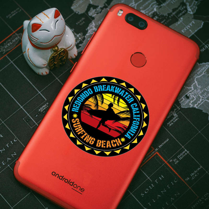 Redondo Breakwater California Sticker 7 Redondo Breakwater California Sticker - Image 5