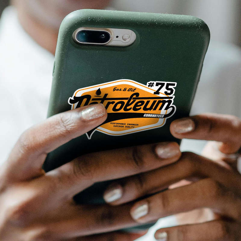 Retro Petroleum #75 Sticker 8 Retro Petroleum #75 Sticker - Image 6