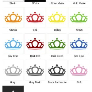 Alternative view of Royal Crown Sticker