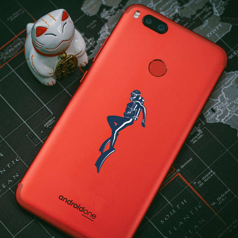 Scuba Diver Silhouette Sticker 6 Scuba Diver Silhouette Sticker - Image 4