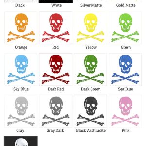 Alternative view of Skull and Crossbones Sticker