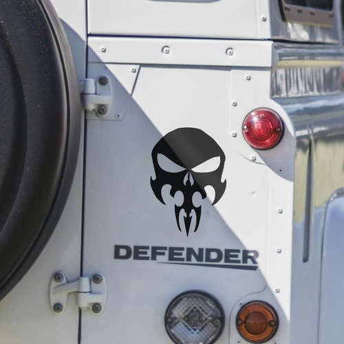 Skull Monster Vinyl Sticker 9 Skull Monster Vinyl Sticker - Image 7