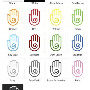Alternative view of Spiritual Hand Symbol Sticker