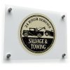 24 Hour Service Salvage & Towing Vinyl Sticker