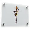 African Woman Carrying Pot Vinyl Decal 1