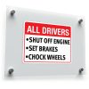 "All Drivers" Safety Sign Decal 1
