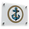 Anchor and Rope Vinyl Sticker 1