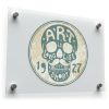 "Art is Long, Life is Short" Skull Sticker 1
