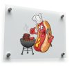BBQ Hot Dog Chef Sticker