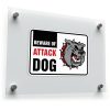 Beware of Attack Dog Sticker