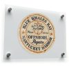 "Blue Whales Bay" Vintage Nautical Vinyl Sticker