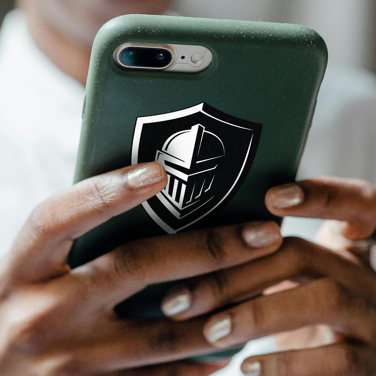 Bold Knight Shield Helmet Decal 7 Bold Knight Shield Helmet Decal - Image 5