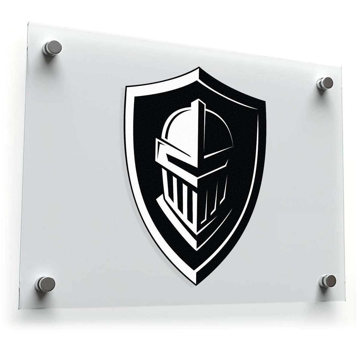 Bold Knight Shield Helmet Decal 3 Bold Knight Shield Helmet Decal
