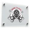 "Born to Dive" Octopus and Helmet Vinyl Sticker
