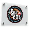 California Black Beach Surf Rider Vinyl Sticker