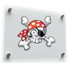 Cartoon Pirate Skull and Crossbones Sticker
