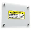 Caution Burn Hazard Hot Surface Sticker 1