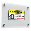 Caution Foot Traffic Safety Sticker 1