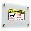 "Caution: Hot Surface Do Not Touch" Safety Sticker