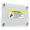 Caution: Risk of Electrical Shock Sticker 1