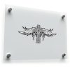 Celtic Cross with Wings Decal