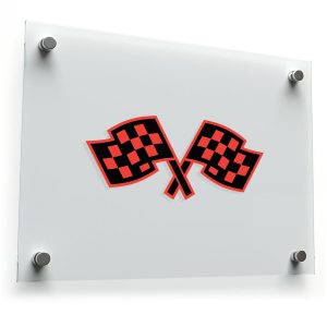 Checkered Racing Flag Vinyl Decal