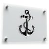 Classic Nautical Anchor Vinyl Sticker 1