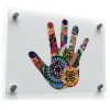 Colorful Handprint Mandala Vinyl Decal 1