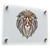 Colorful Lion Head Vinyl Sticker 1