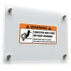"Conveyor May Start Without Warning" Safety Sticker