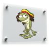 Cool Rasta Frog Vinyl Sticker 1