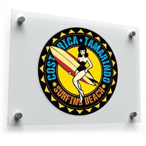 Costa Rica Tamarindo Surfing Beach Vinyl Decal