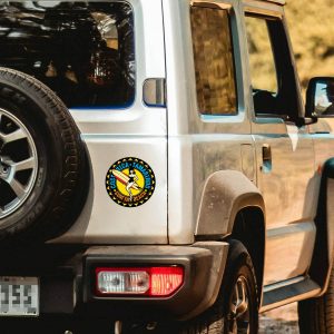 Alternative view of Costa Rica Tamarindo Surfing Beach Vinyl Decal