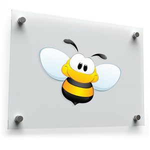 Cute Cartoon Bee Vinyl Sticker