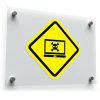 Cyber Threat Warning Sign Decal 1