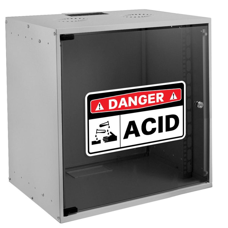 Acidwarnig Sign DANGER Acid Warning Sign - Stickers Factory