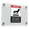DANGER Burn Hazard Sign