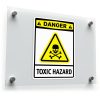 Danger "Toxic Hazard" Warning Sticker 1