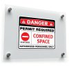 Danger Confined Space Safety Sign 1
